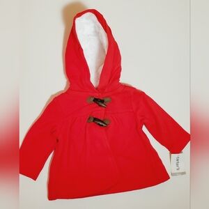 Carter's Babygirl Little Red Poncho Size 3 Months